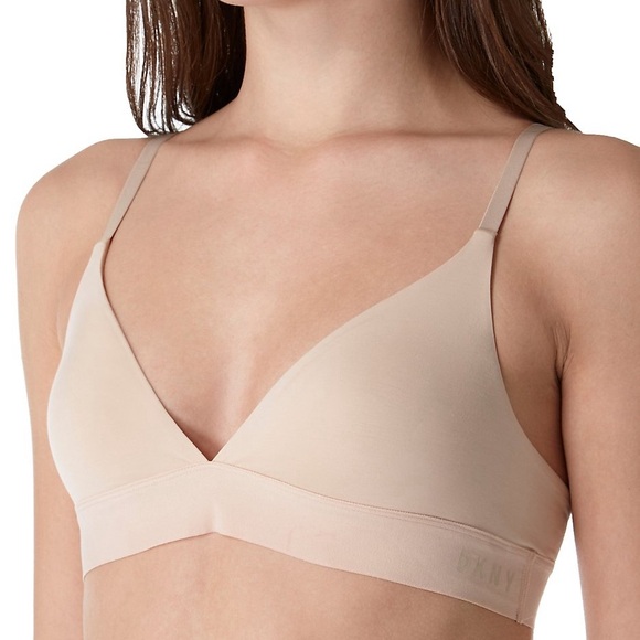 DKNY Classic Cotton Convertible Bralette Cashmere Nude DK4006 - Picture 1 of 10